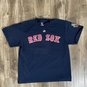 Mens Medium David Ortiz Red Socks Shirt